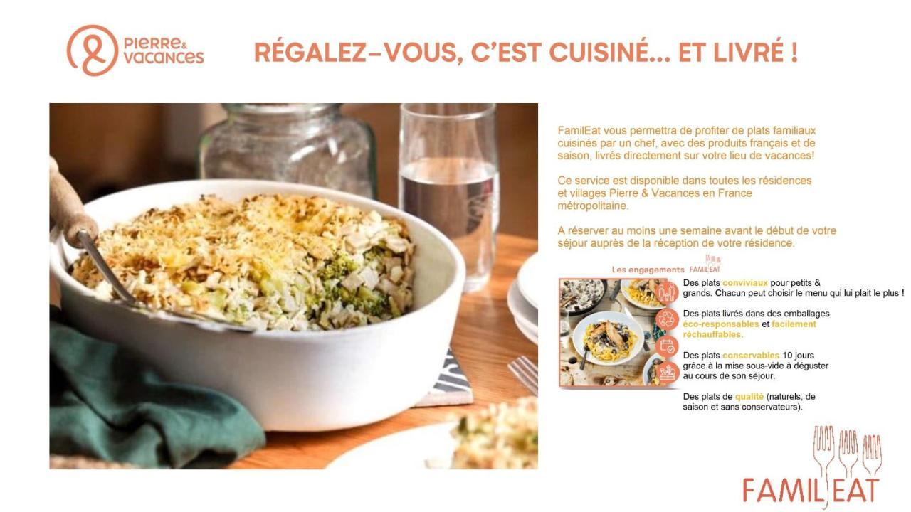 Residence Pierre & Vacances Premium Presqu'Ile De La Touques Deauville Eksteriør bilde A recipe from Pierre Vacances